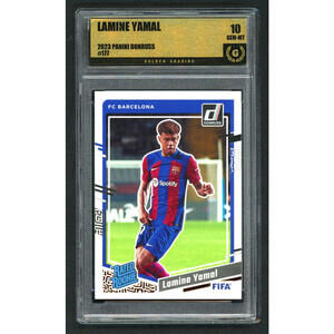 2023-24 Panini Donruss Rated Rookie#177 Lamine Yamal Rookie (RC) Gem Mint 10